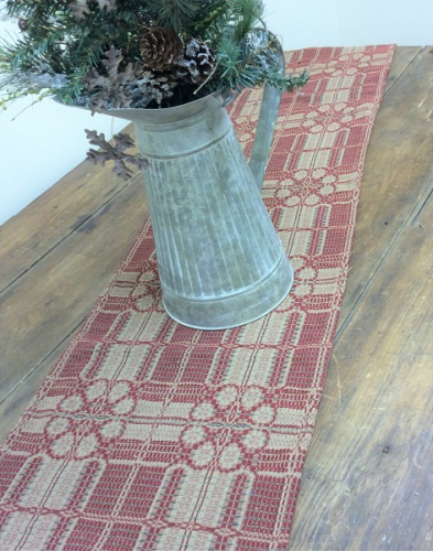 YORKTOWN WEAVE CRANBERRY/GREEN/TAN